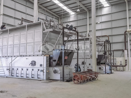 新疆機場4.2MW、2.8MW SZL燃煤熱水鍋爐項目